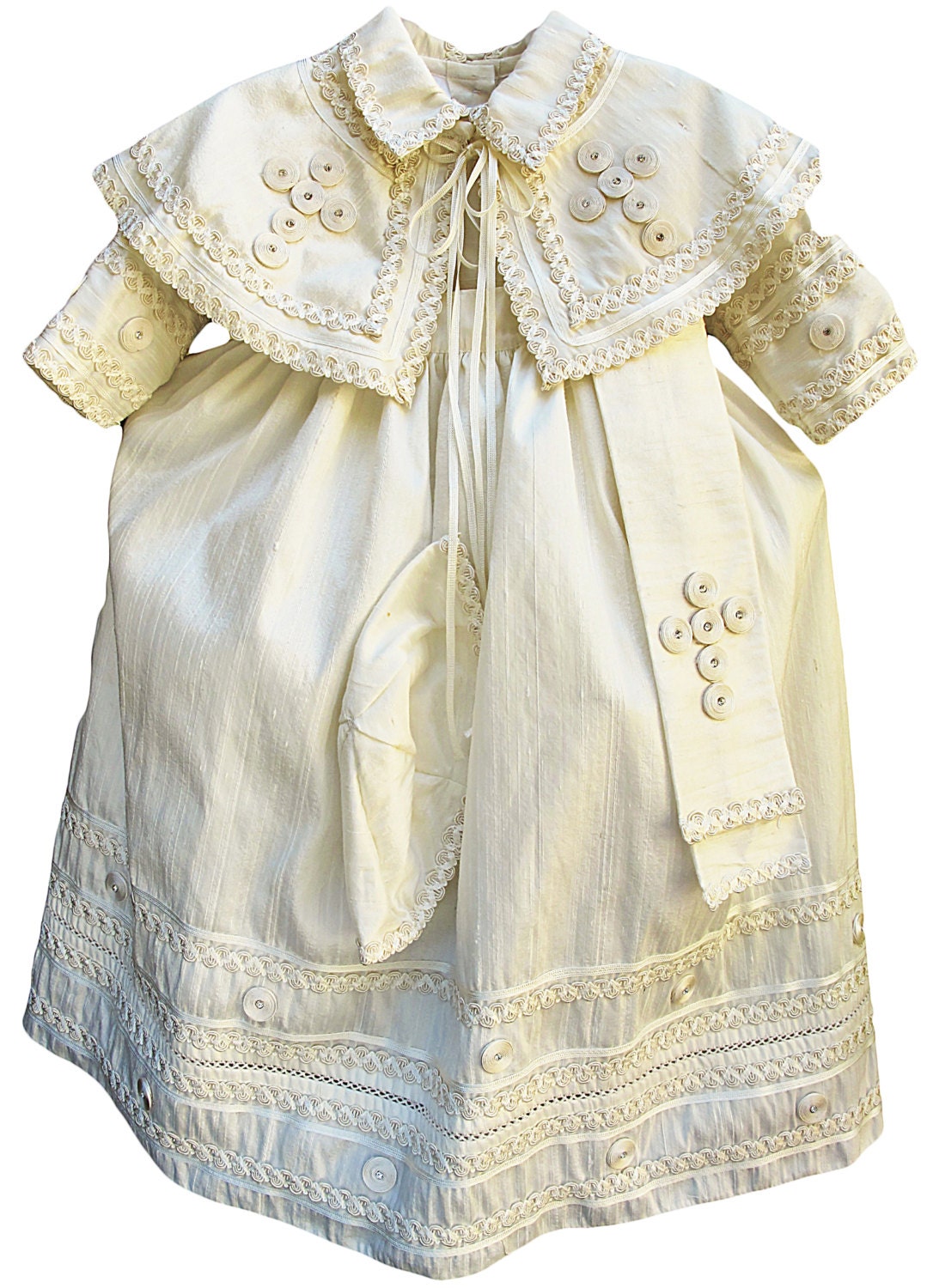Baby boy christening outfit Pope Style Baptism gown by Burbvus