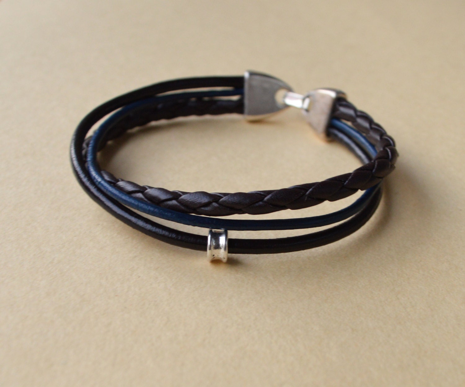 Leather Cord Bracelet Leather Bracelet Men's Bracelet