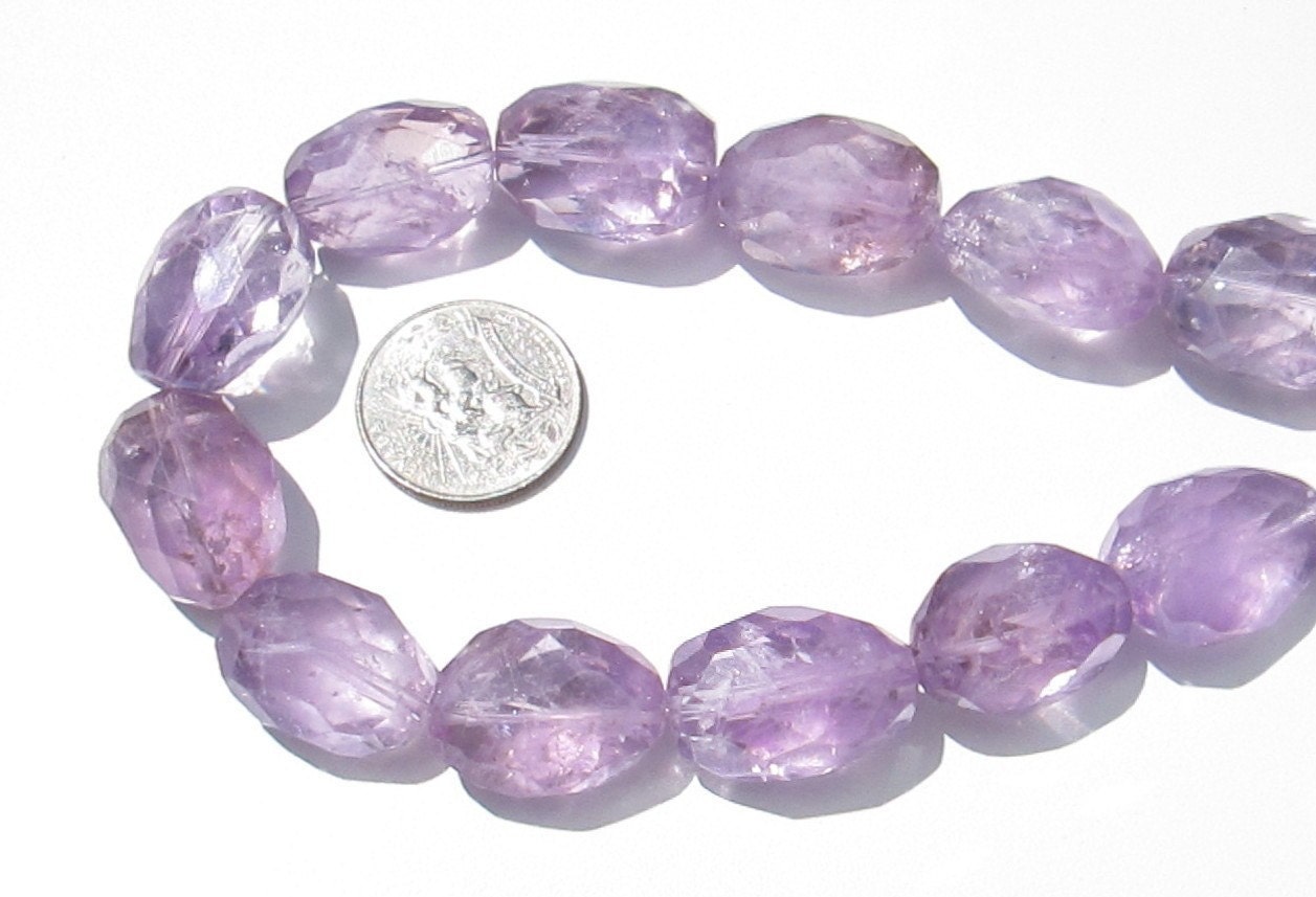 Amethyst Faceted Nuggets Faceted Amethyst Beads Amethyst