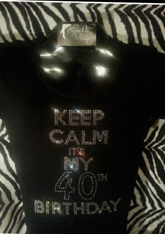 Birthday Shirt Birthday Rhinestone Shirt by SteppinOutBoutique13