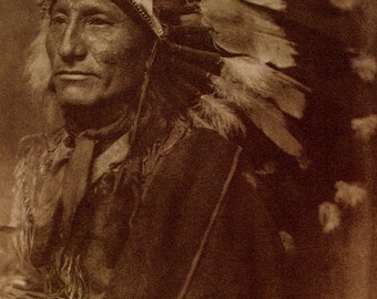 Gertrude Kasebier Photo, "Whirling Horse", 1901, American Indian
