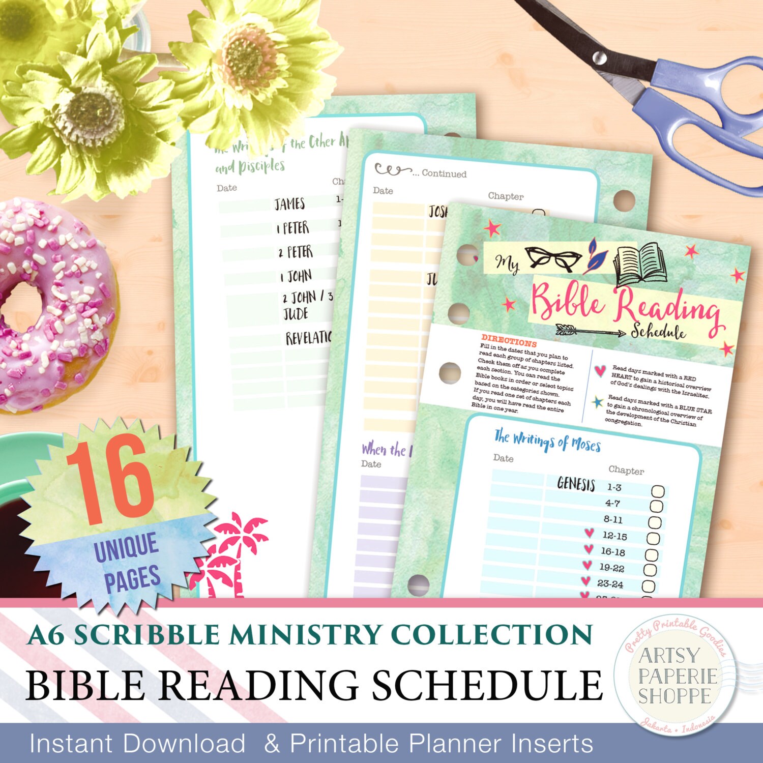 Bible Reading Schedule Personal JW Ministry Printable