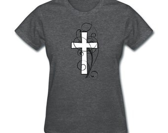 Womens T-Shirt Galatians Scripture Tree Christian Bible Verse