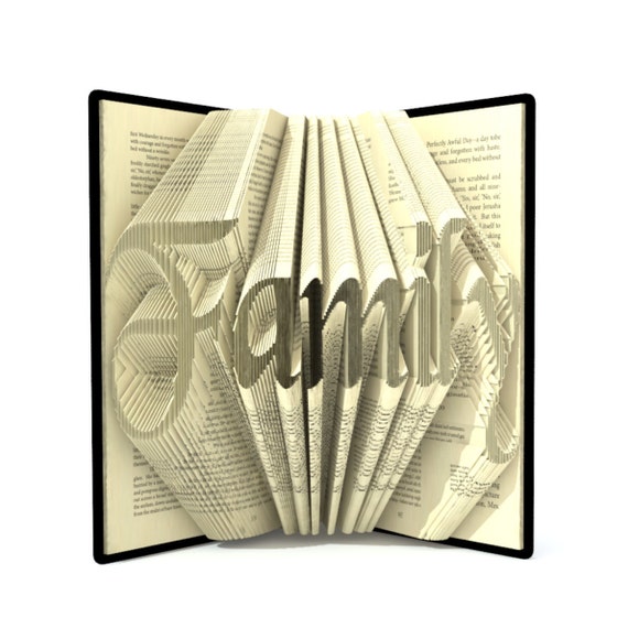 Book Folding Pattern FAMILY 298 Folds Tutorial With
