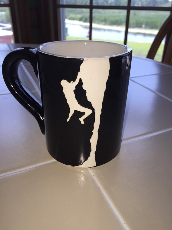 Rock Climbing Mug, Customizable