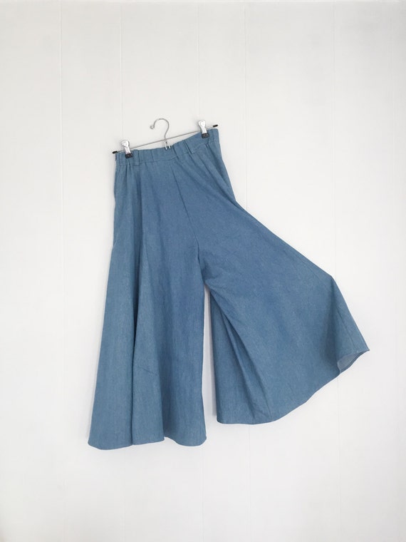 Wide Leg Palazzo Pants Harem Pants Super Wide Leg Pants.3/4