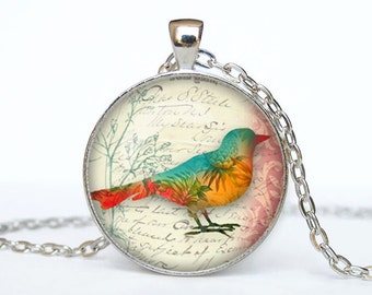 Bird necklace Bird pendant Bird jewelry