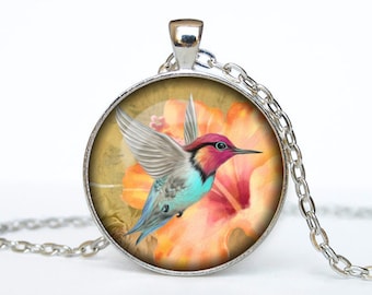 HUMMINGBIRDS pendant hummibirds jewelry hummibirds necklace