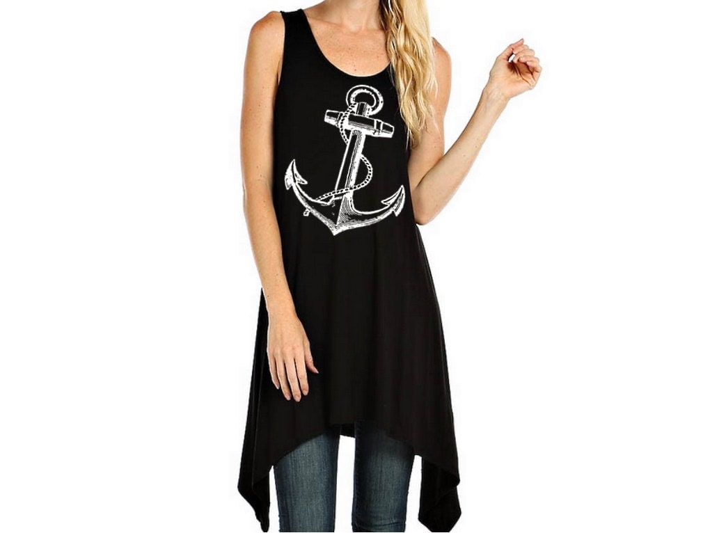 plus size nautical shirt