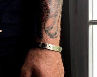 Medical Alert Bracelet - Medical Alert Jewelry - Medical ID Bracelet - Guys Medical Alert - Mens Medical Alert - Mens Cuff Bracelet - M5014