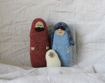 mary and joseph plush dolls