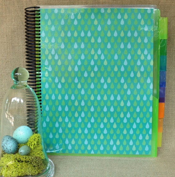 Spiral Bound Pocket Folder Organizer Book by LOLUdesigns on Etsy