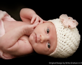 Crochet Baby Hat Pattern - Unisex Bumpy Baby Hat Crochet Pattern No.117 SEVEN sizes