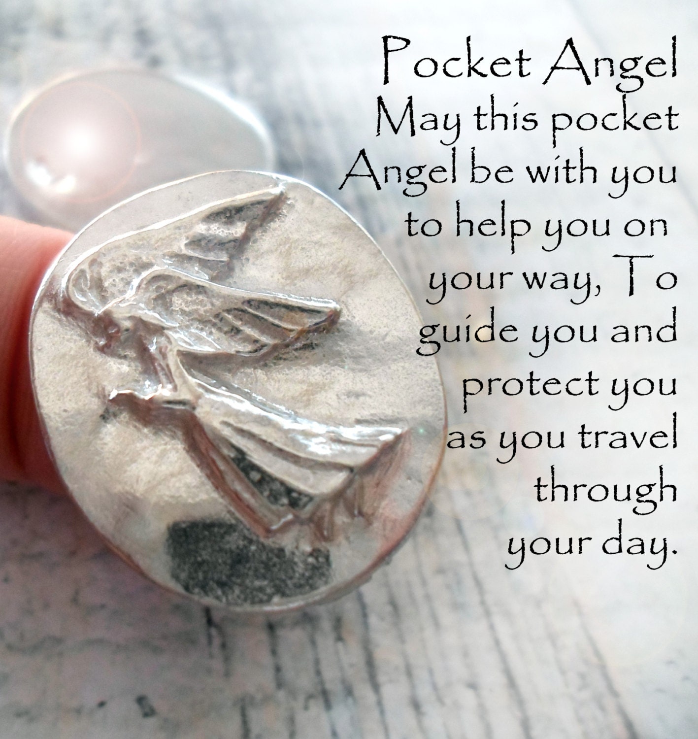 Pocket Angel with Gift Card Guardian Angel by FindYourFeeling