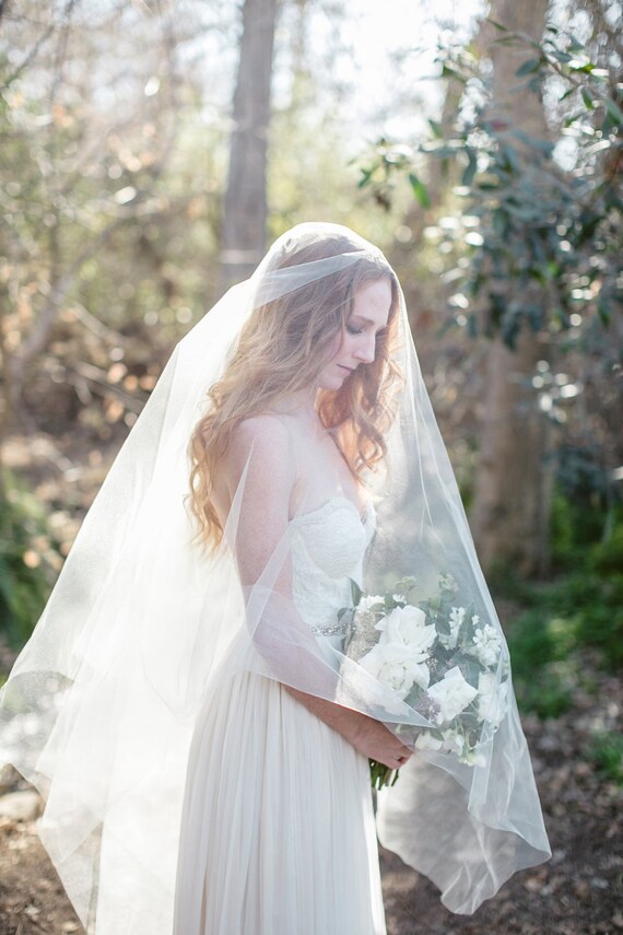 Cathedral Bridal  Veil  Simple  Veil  Drop Veil  Circle Veil 