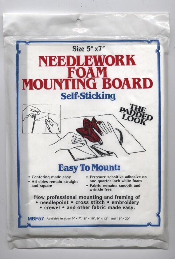 Foam Mounting Board for Needlework SelfSticking by TessCreates
