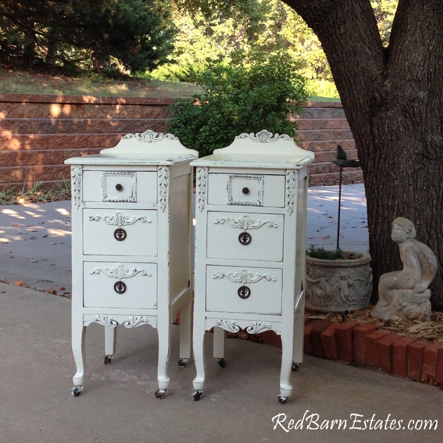 2 Painted Nightstands YOU ORDER. We Find. Antique Nightstands