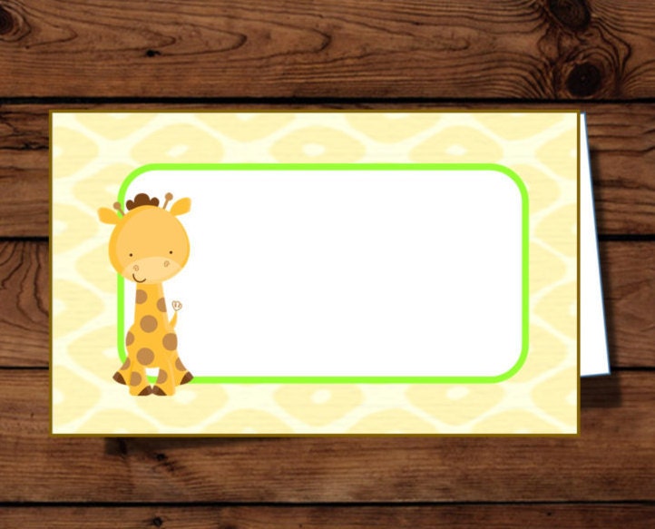 DIY Zoo animal labels printable food tents animal print