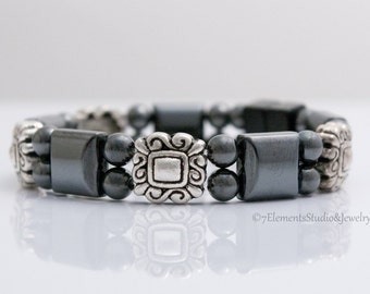 Magnetic Therapy Bracelet, Magnetic Hematite Bracelet
