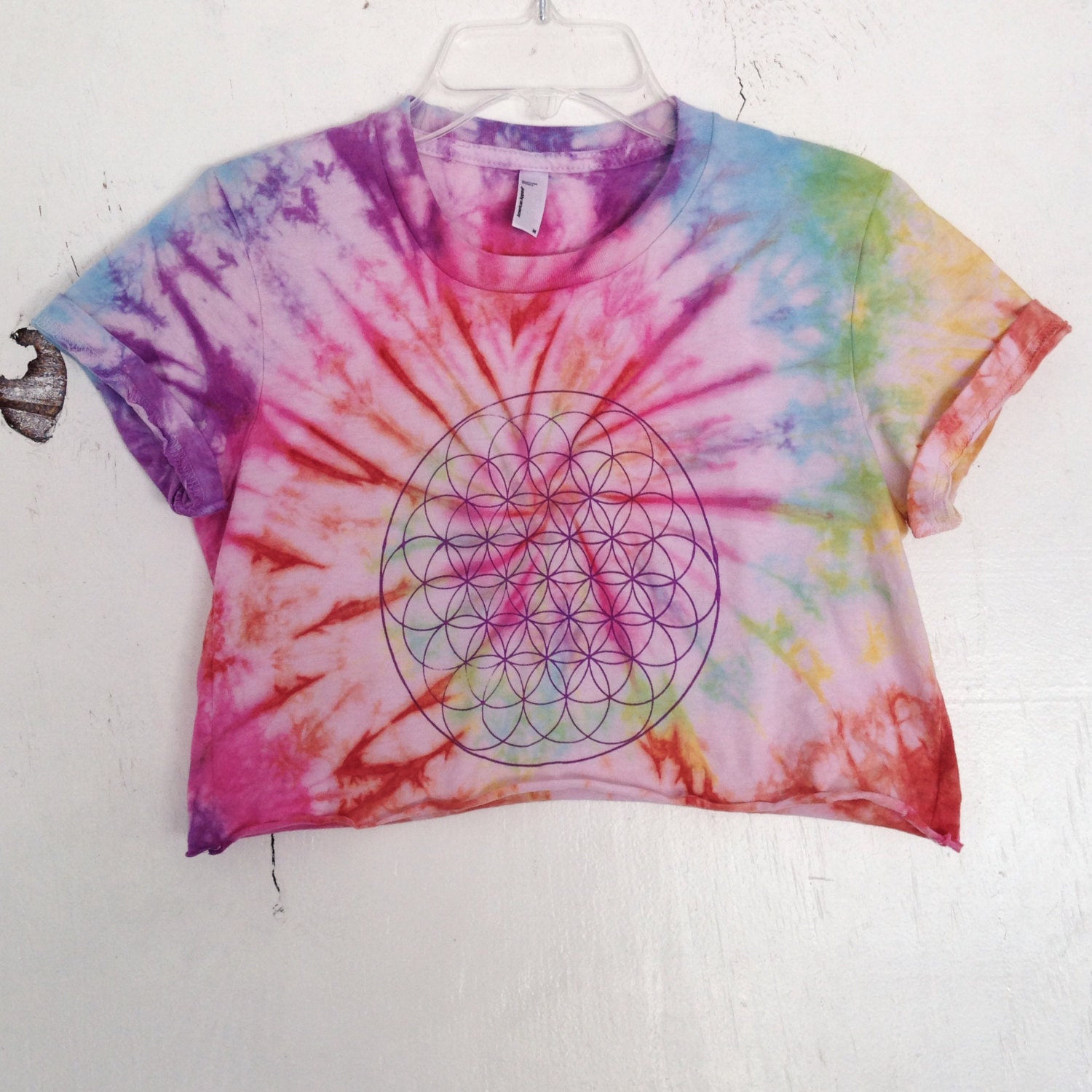 tie dye crop top