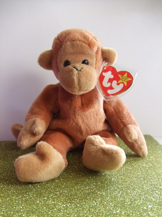 beanie baby monkey bongo