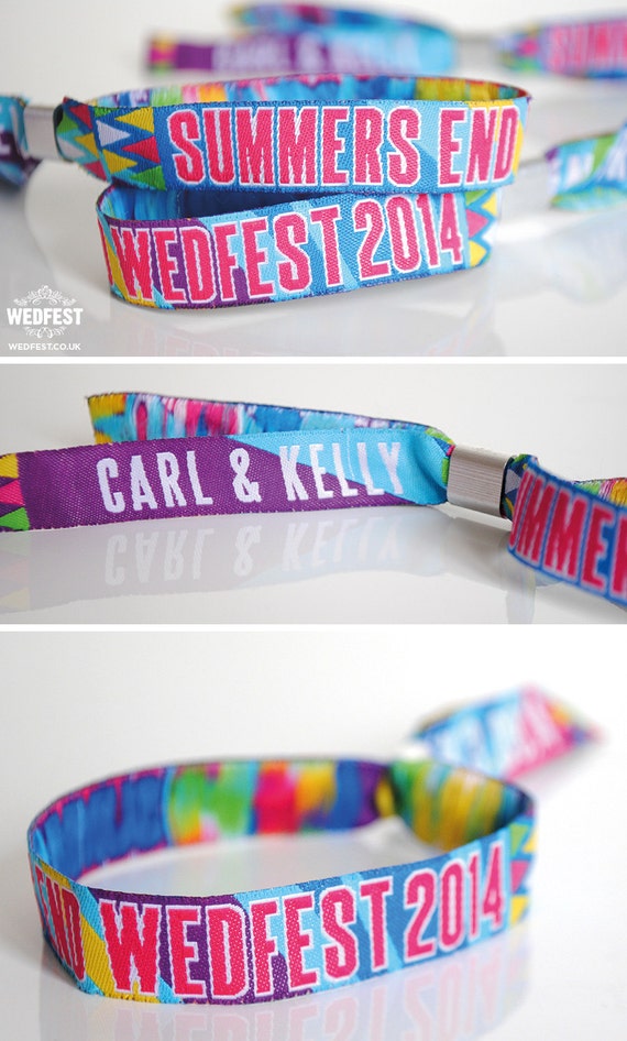 Download Festival Wedding Wristbands x 50 pcs