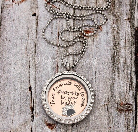 Items similar to Floating Charm Locket - Floating Locket - Remembrance