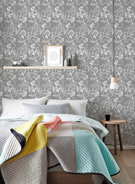 Delicate Bloom selfadhesive vinyl Wallpaper wall sticker