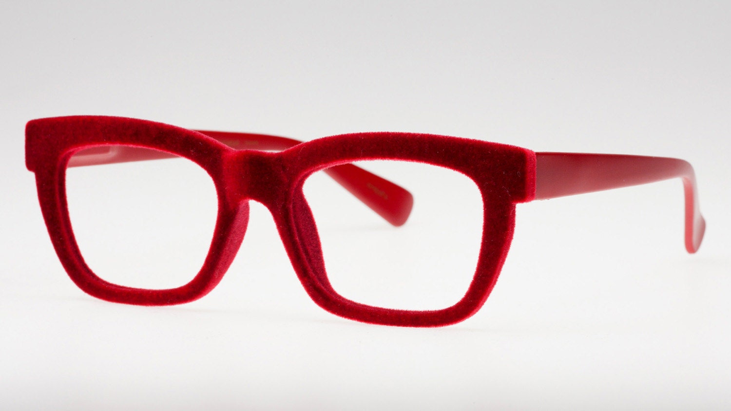 Velvet eyewear Plush reading glasses Red velvet by LookEyewear