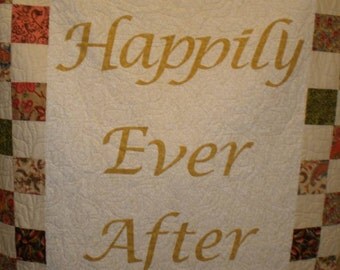 Happily Ever After Wedding Quilt Quiltsy Handmade