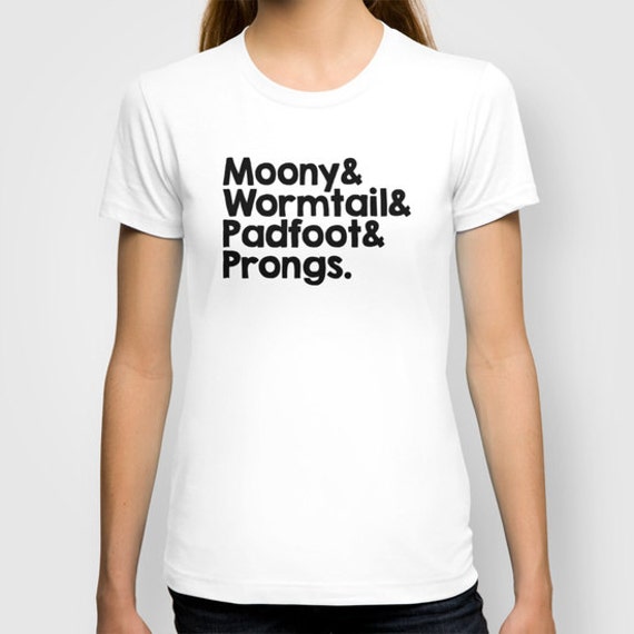 wormtail padfoot prongs moony t shirt