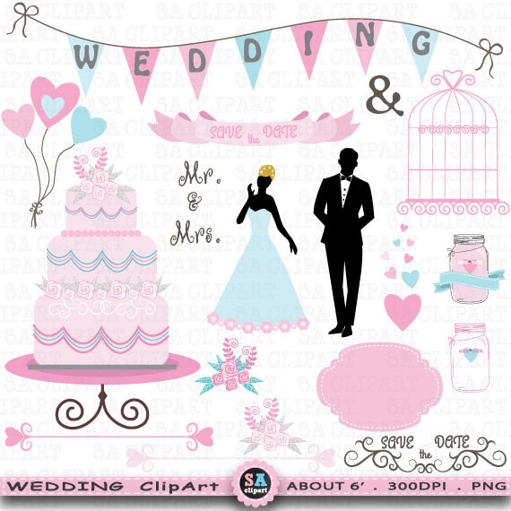 free clipart for wedding favors - photo #6