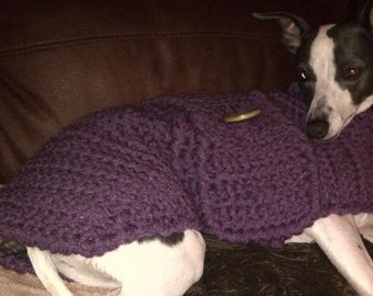 Italian Greyhound Sweater Italian Greyhound Clothes Crochet Dog Sweater Winter Dog Coat Dog Clothing