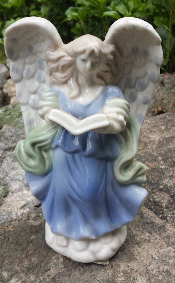 Vintage Ceramic Angel Figurine by NorthernVintageFinds on Etsy