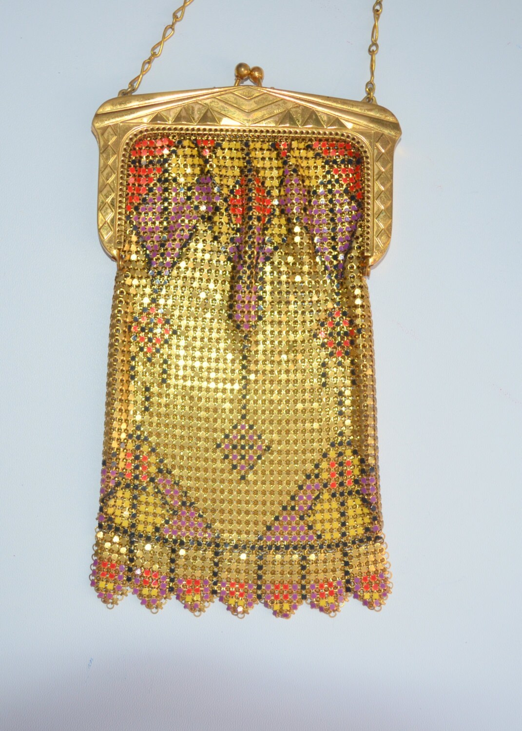 Whiting Davis Art Deco Metal Mesh Purse