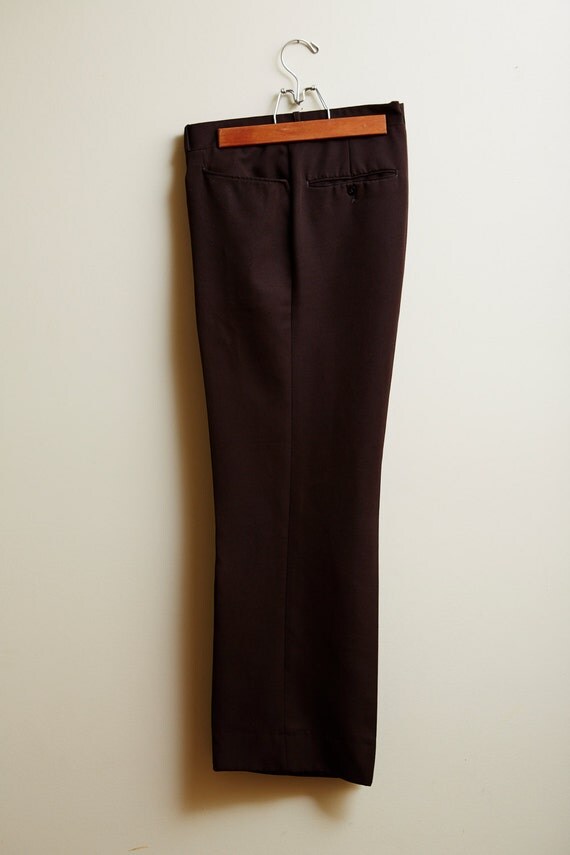 brown suit pants