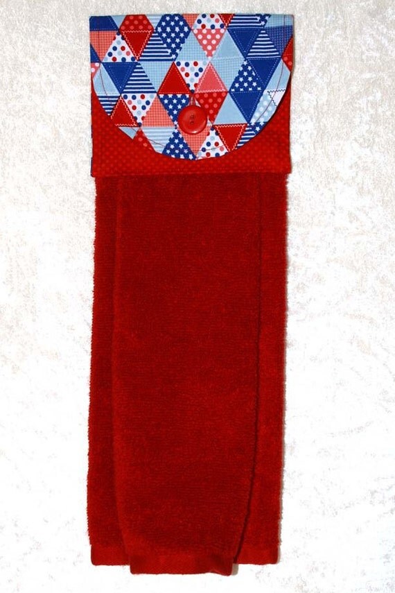 Handmade Hanging Kitchen Towel Hanging Bath by GreenAcornKitchen