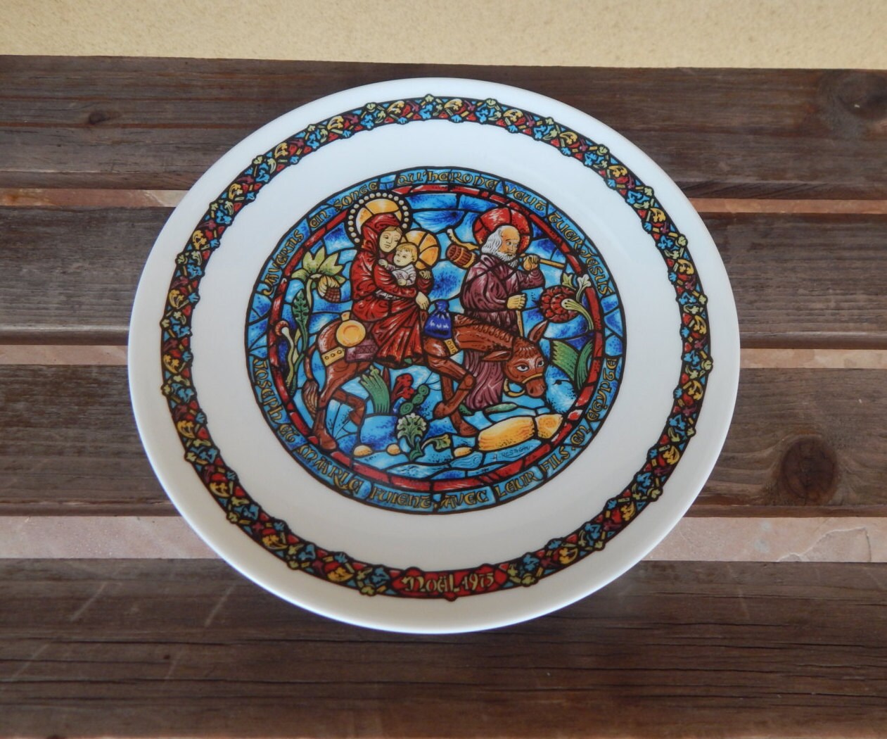 Christmas Religious Plate Religious Gift Henri D'Arceau