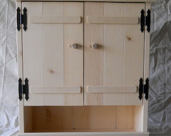 Pine Bathroom Cabinet