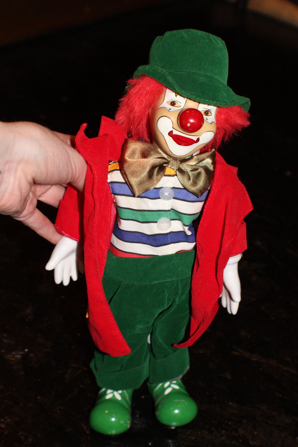 Dancing Clown Toy musical music wind up windup animatronic