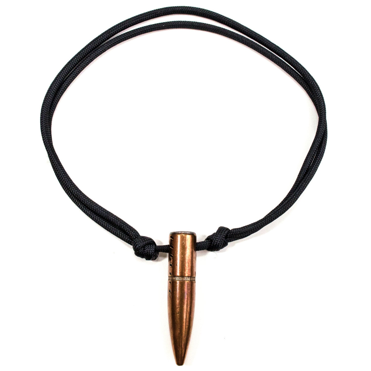 50 BMG Projectile Bullet Necklace made with by LuckyShotUSA