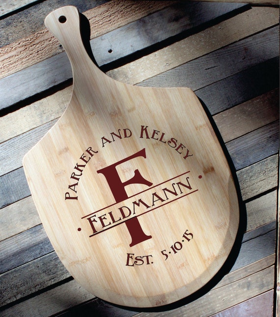 Custom Engraved Pizza Peel by DioDuo on Etsy