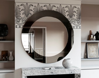 Circle Wall Mirrors round wall mirror | etsy Circle Wall Mirrors round wall mirror | etsy