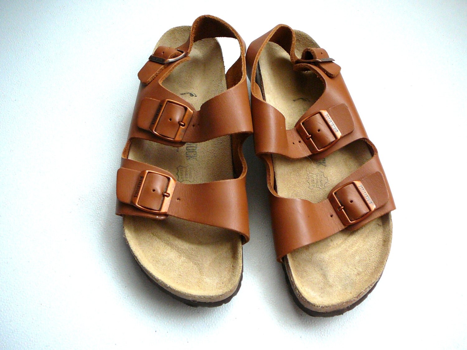 genuine leather birkenstock sandals