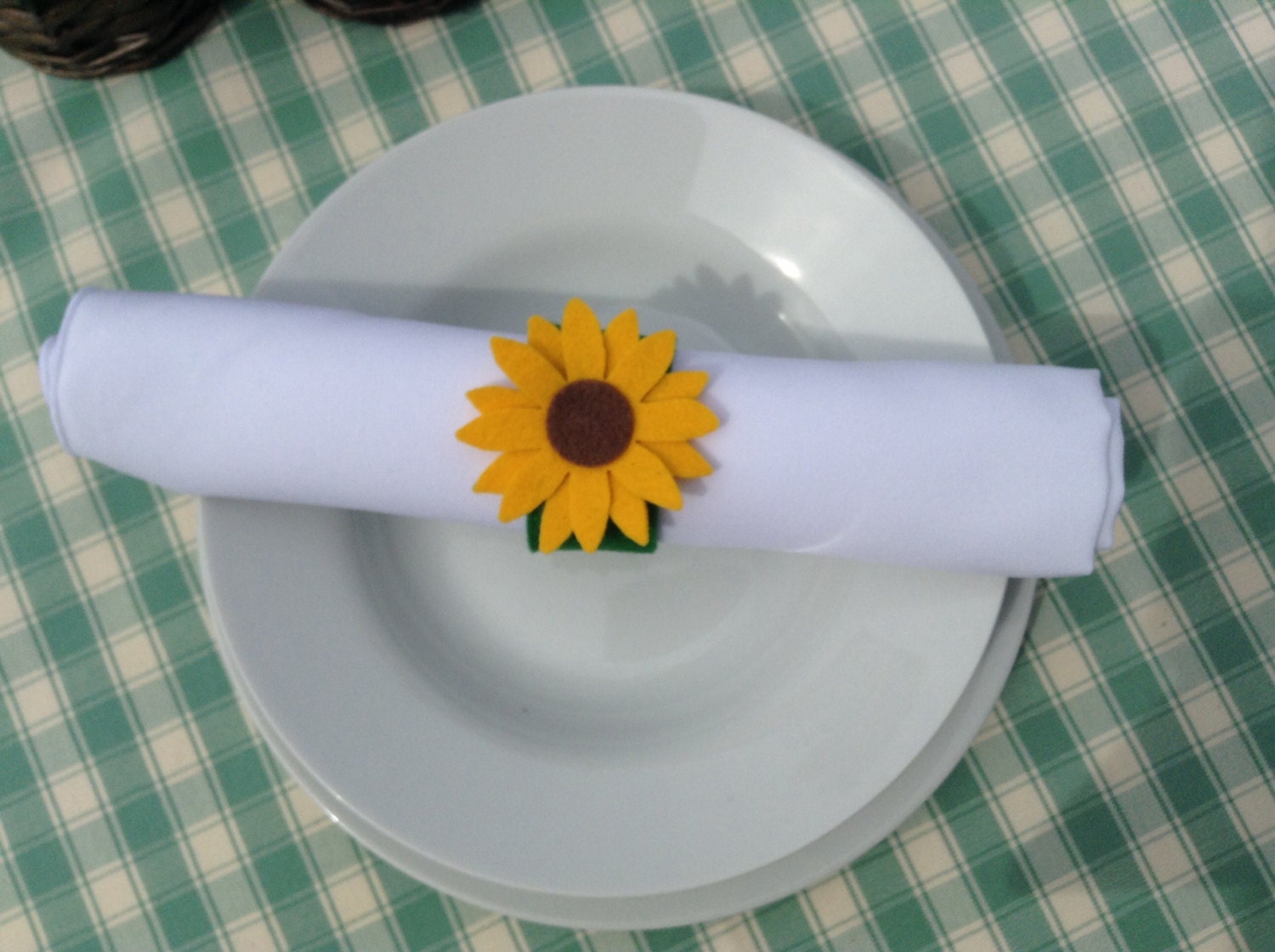 Sunflower Napkin Rings