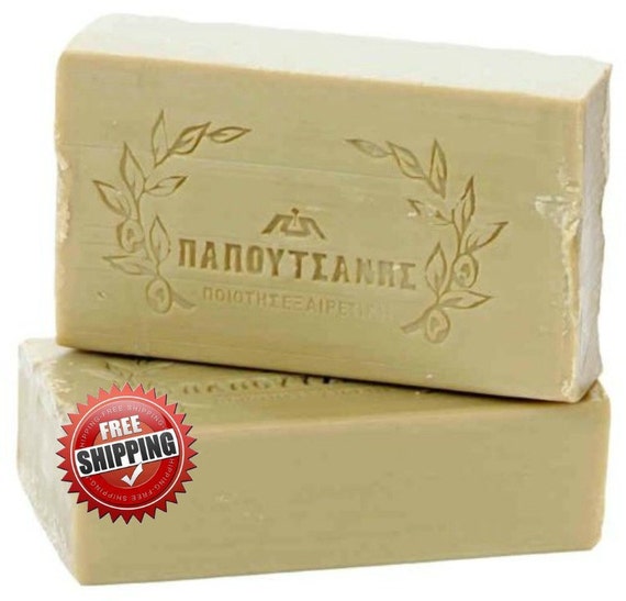 Greek Green pure olive oil soap 2 X 125gr