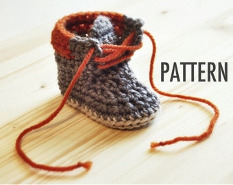 Crochet PATTERN 004 Adventure Boots work boots unisex