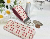 Tula Pink Nautical Anchors Mini Key Fob and Zipped Lipstick Coin Purse Set Earbuds Headphones Case Mother's Day Gift Under 10 Dollars Tula Pink Nautical Anchors Mini Key Fob and Zipped Lipstick Coin Purse Set Earbuds Headphones Case Mother's Day Gift Under 10 Dollars