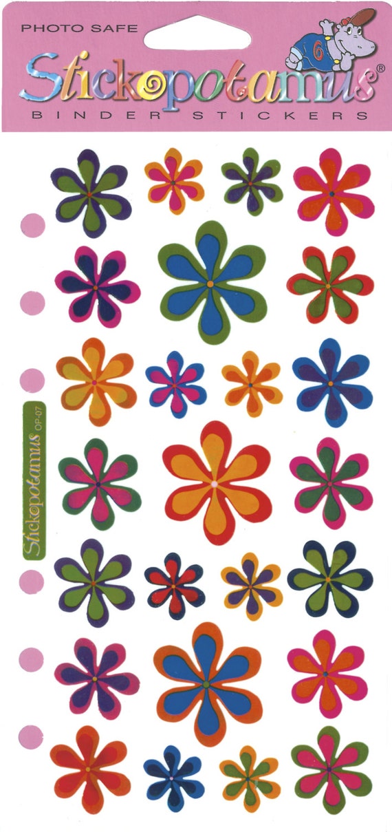 sticko scrapbooking stickers flowers by mystickercollections