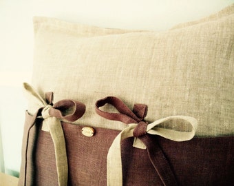 Linen Pillow cover/ cushion cover/ Linen decorative pillow